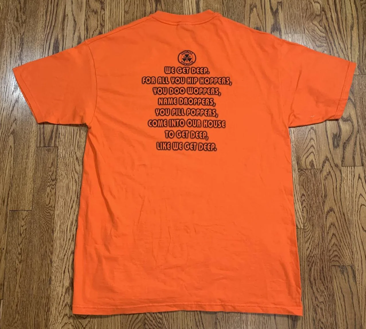 Vintage Shelter NYC 6 Huber St Club T Shirt (Size L) — RootsBK